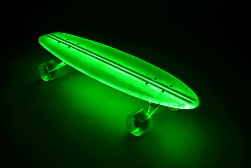 Flexdex Green Light Up LED Skateboard  Wild Child Sports