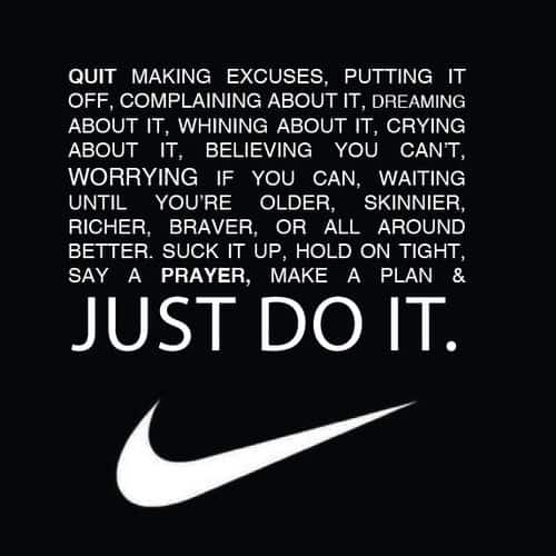 músculo ataque Anciano Nike Motivational Quotes - The Top 10 - Wild Child Sports
