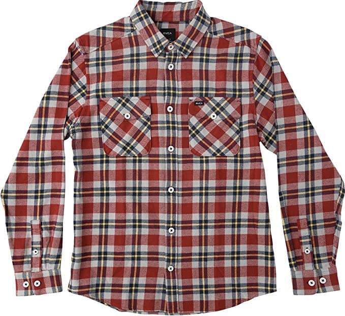 RVCA Flannel - That'll Work Long Sleeve Shirt - Wild Child Sports