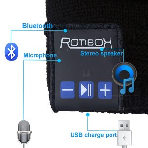 Best Snowboard Headphones - Rotibox Bluetooth Beanie