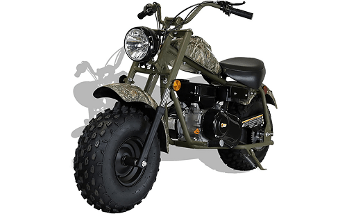 coleman powersports 196cc gas powered mini bike camo