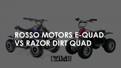 Rosso Motors eQuad VS Razor Dirt Quad