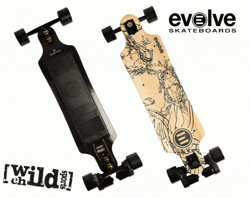 Evolve bamboo gt fast electric skateboard