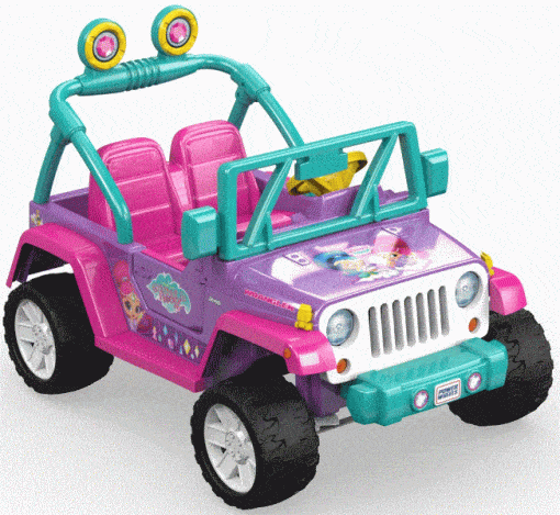 Power wheels nickelodeon shimmer and shine jeep wrangler