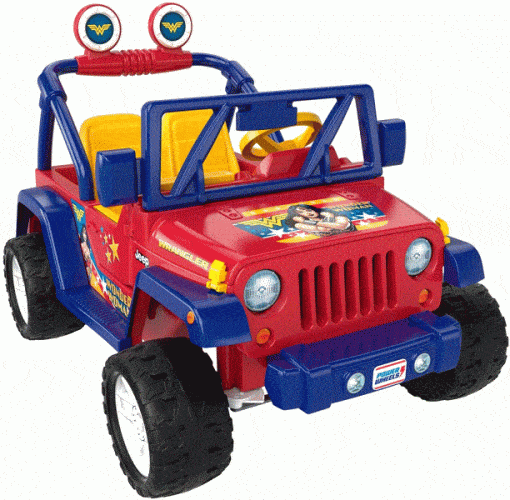 Power wheels wonder woman jeep wrangler