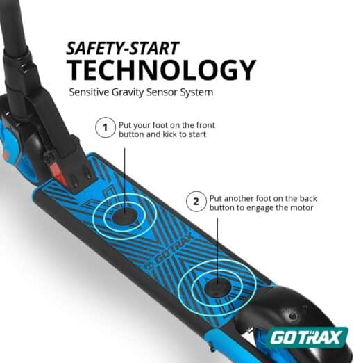 Cheap Kids Electric Scooter - GoTrax GKS Safety Start Technology