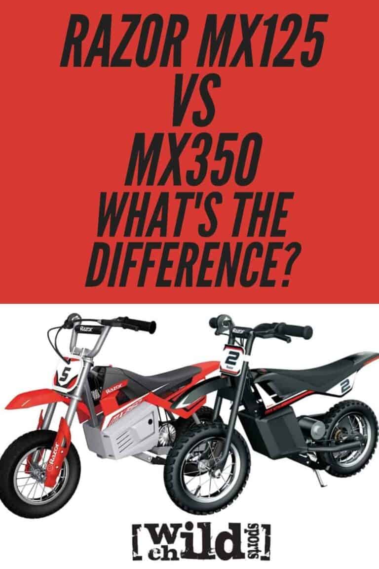 Razor MX125 VS MX350 Wild Child Sports