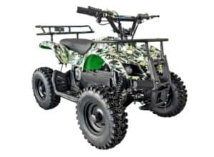 syx moto kids electric atv green camo