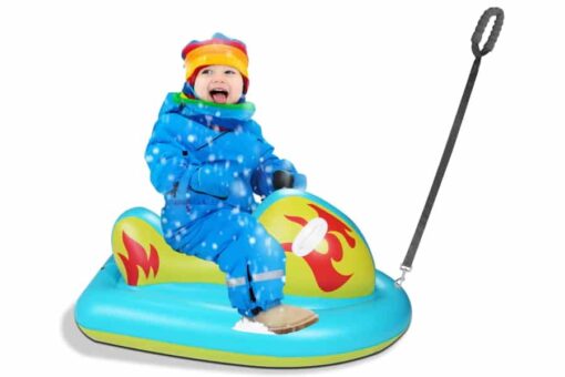 small snowmobile inflatable snow sled