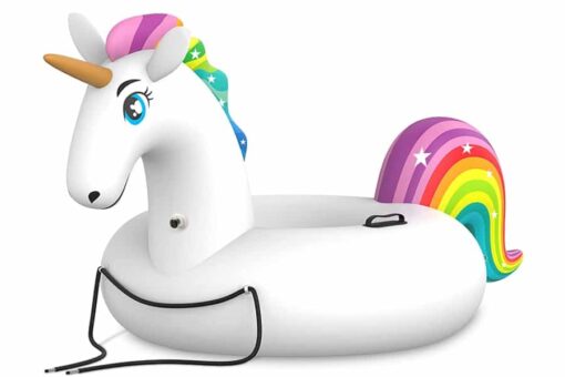 unicorn inflatable Snow Tube