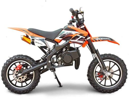 syx moto holeshot 50cc dirt bike orange
