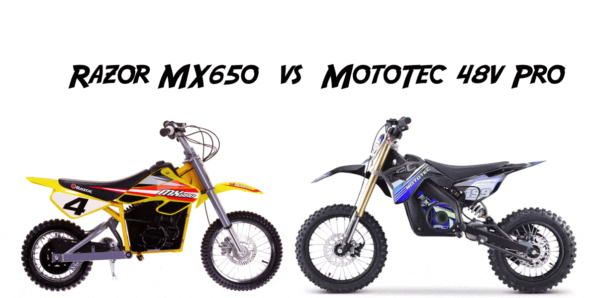 Razor mx650 vs mototec v48 pro