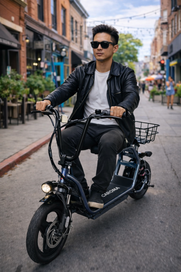 Caroma Seated Electric Scooter for Adults Review: Comfort, Utility, and Everyday Freedom