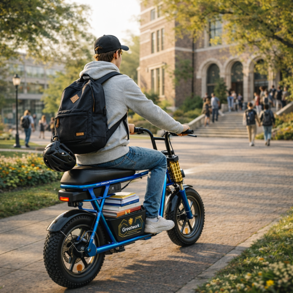 GreatWork Electric Scooter with Seat for Adults